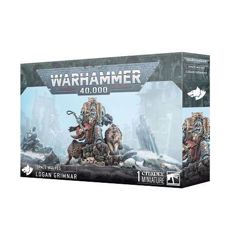 Release Date 7/12
This multipart plastic kit builds Logan Grimnar. This kit comprises 50 plastic components, and 1x Citadel 80mm Round Base. This miniature requires assembly and is supplied unpainted – we recommend using Citadel Plastic Glue and Citadel Colour paints.