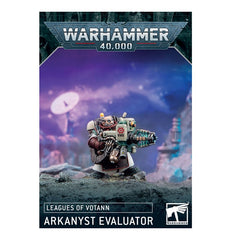 This multipart plastic kit builds one Arkanyst Evaluator. This kit comprises 13 plastic components, and 1x Citadel 32mm Round Base. This miniature requires assembly and is supplied unpainted – we recommend using Citadel Plastic Glue and Citadel Colour paints.