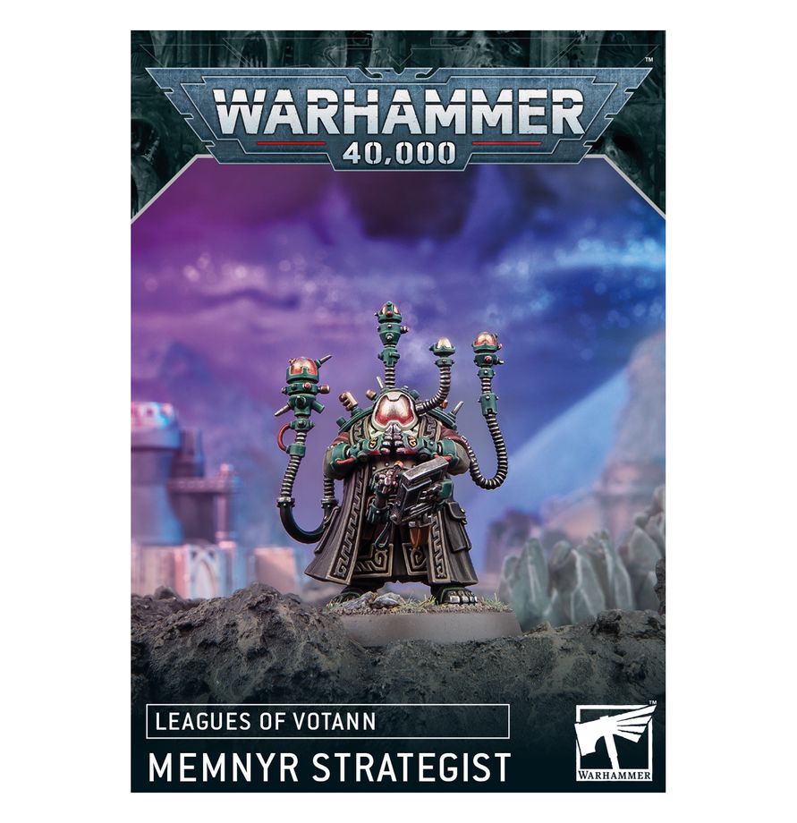 This multipart plastic kit builds one Memnyr Strategist. This kit comprises 13 plastic components, and 1x Citadel 32mm Round Base. This miniature requires assembly and is supplied unpainted – we recommend using Citadel Plastic Glue and Citadel Colour paints.