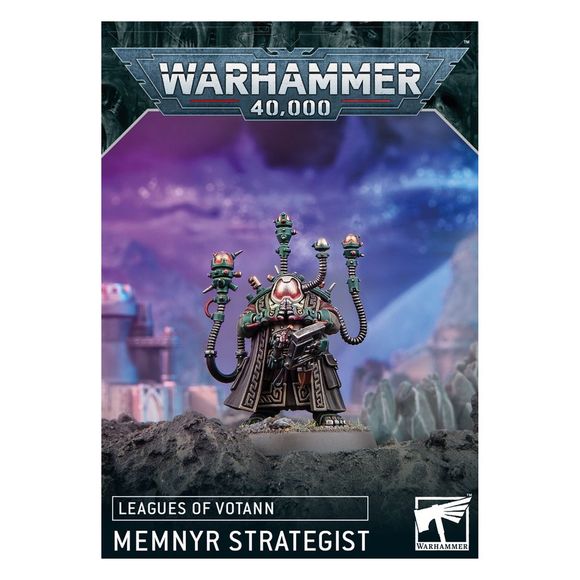 This multipart plastic kit builds one Memnyr Strategist. This kit comprises 13 plastic components, and 1x Citadel 32mm Round Base. This miniature requires assembly and is supplied unpainted – we recommend using Citadel Plastic Glue and Citadel Colour paints.