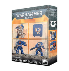Release date 11/08
This upgrade set includes:
Head
– 8x Bare heads (which can be used in both Tacticus and Phobos Armour)
– 4x Tacticus helmets
Shoulder Pads
– 6x Phobos shoulder pads
– 9x Tacticus shoulder pads
– 3x Bladeguard Veteran shoulder pads
– 5x Gravis shoulder pads
– 3x Aggressor Squad shoulder pads
– 6x Terminator shoulder pads
Terminator Alternate Components
– 1x Helmet
– 1x Bare head
– 1x Terminator armour hood and torso
– 1x Storm bolter barrel
– 1x Tilting plate
– 1x Power sword arm
Weapo