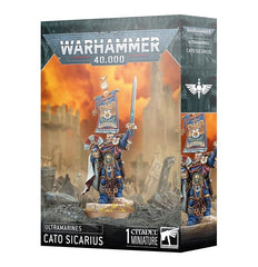 Release Date 11/08
This multipart plastic kit builds Cato Sicarius. This kit comprises 16 plastic components and 1x Citadel 40mm Round Base. This miniature requires assembly and is supplied unpainted – we recommend using Citadel Plastic Glue and Citadel Colour paints.