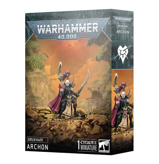 Release date 11/08
This multipart plastic kit builds one Archon. This kit comprises 23 plastic components and 1x Citadel 32mm Round Base. This miniature requires assembly and is supplied unpainted – we recommend using Citadel Plastic Glue and Citadel Colour paints.