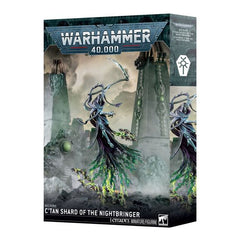 Release Date 1/24/2026
This multipart plastic kit builds a C'tan Shard of the Nightbringer. This kit comprises 31 plastic components and 1x Citadel 90mm Round Base. This miniature requires assembly and is supplied unpainted – we recommend using Citadel Plastic Glue and Citadel Colour paints.