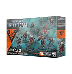 Launch day 9/13/2025
This multipart plastic kit builds 10 Battleclade miniatures. This kit comprises 108 plastic components, 1x Citadel 32mm Round Slotta Base, 3x Citadel 32mm Round Bases. 6x Citadel 25mm Round Bases, and 1x Battleclade Transfer Sheet containing 64 high-quality waterslide transfers to decorate your miniatures.
These miniatures require assembly and are supplied unpainted – we recommend using Citadel Plastic Glue and Citadel Colour paints.