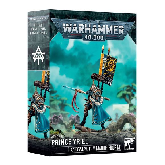 Release Date 03/21/26
This multipart plastic kit builds Prince Yriel. This kit comprises 17 plastic components and 1 Citadel 40mm Round Base. This miniature requires assembly and is supplied unpainted – we recommend using Citadel Plastic Glue and Citadel Colour paints.