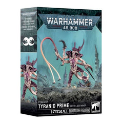 Release Date 3/21/2026
This multipart plastic kit builds one Tyranid Prime with Lash Whip. This kit comprises 13 plastic components and 1 Citadel 50mm Round Base. This miniature requires assembly and is supplied unpainted – we recommend using Citadel Plastic Glue and Citadel Colour paints.