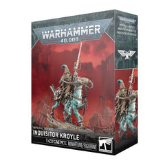 Release Date 5/9/2026
This multipart plastic kit builds Inquisitor Kroyle. Contents:
– 36 plastic components
– 1 Citadel 60mm Round Base
– 1 construction guide
This miniature requires assembly and is supplied unpainted. We recommend:
– Citadel Tools: Super Fine Detail Cutters
– Warhammer Colour Plastic Glue
– Citadel Colour paints