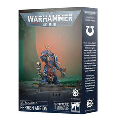 This multipart plastic kit builds Ferren Areios. This kit comprises 18 plastic components, including a sculpted scenic base. This miniature requires assembly and is supplied unpainted – we recommend using Citadel Plastic Glue and Citadel Colour paints.