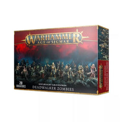 The kit is comprised of 94 plastic components, with which you can assemble 20 Deadwalker Zombies. These models are supplied with 20x Citadel 25mm Round Bases.