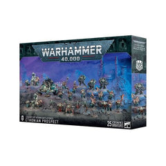 Release Date 11/28
This boxed set builds 27 multipart plastic Leagues of Votann miniatures:
– 1x Brôkhyr Iron-master, plus 1x Ironkin Assistant, and 3x E-COGs
– 1x Kapricus Defender (which can alternatively be built as a Kapricus Carrier)
– 2x Cthonian Earthshakers, plus 2x breacher ordnance tokens
– 3x Brôkhyr Thunderkyn
– 10x Cthonian Beserks, plus 4x mole grenade tokens
This kit comprises 507 plastic components, 1x Citadel 105mm by 70mm Oval Base, 1x Citadel 32mm Round Base, 2x Citadel 80mm Round Bases,