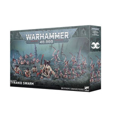 Release Date 7/11/2026
This boxed set builds 30 multipart plastic Tyranids miniatures:
– 1 Hive Tyrant (which can alternatively be built as a flying Winged Hive Tyrant, or a Swarmlord)
– 1 Lictor
– 3 Tyranid Warriors
– 3 Von Ryan's Leapers
– 10 Hormagaunts
– 10 Termagants
– 2 Ripper Swarms
Contents:
– 380 plastic components
– 1 Citadel 60mm Round Base
– 4 Citadel 50mm Round Bases
– 5 Citadel 40mm Round Hex Hole Bases
– 10 Citadel 28.5mm Round Hex Hole Bases
– 10 Citadel 28.5mm Round Bases
– 6 construction g