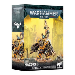 Release Date 9/5/2026
This multipart plastic kit builds 1 plastic miniature - Nazdreg.
Contents:
– 27 plastic components
– 1 Citadel 60mm Round Base
– 1 construction guide
This miniature requires assembly and is supplied unpainted. We recommend:
– Citadel Tools: Super Fine Detail Cutters
– Warhammer Colour Plastic Glue
– Warhammer Colour paints