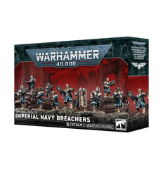 Release Date 8/8/2026
This multipart plastic kit builds a squad of 10 Imperial Navy Breachers. Contents:
– 116 plastic components
– 8 Citadel 25mm Round Bases
– 2 Citadel 28.5mm Round Bases
– 1 construction guide
These miniatures require assembly and are supplied unpainted. We recommend:
– Citadel Tools: Super Fine Detail Cutters
– Warhammer Colour Plastic Glue
– Warhammer Colour paints