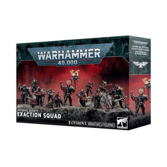 Release Date 8/8/2026
This multipart plastic kit builds a squad of 10 Adeptus Arbites and 1 Cyber-mastiff. Contents:
– 203 plastic components
– 10 Citadel 28.5mm Round Bases
– 2 Citadel 25mm Round Bases
– 1 construction guide
– 1 Adeptus Arbites Transfer Sheet
The Adeptus Arbites Transfer Sheet features 297 high-quality waterslide transfers. These include icons, numbers, and markings to decorate your miniatures.
These miniatures require assembly and are supplied unpainted. We recommend:
– Citadel Tools: S