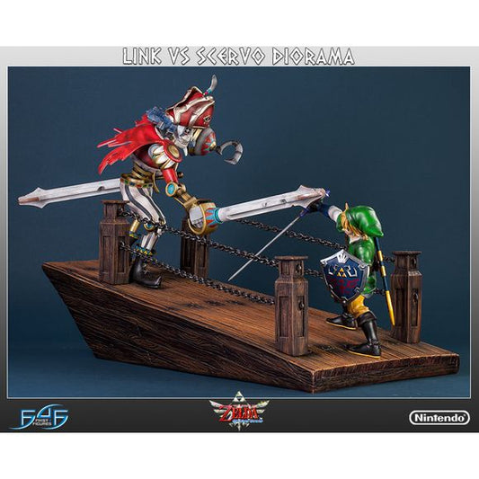 First 4 Figures Legend of Zelda Sandship Base Link vs Scervo Diorama 20" Resin Statue