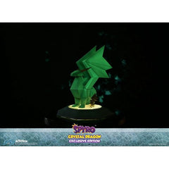Estatua de resina de 22" de First 4 Figures Spyro Crystal Dragon Exclusive Edition