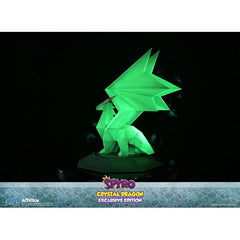 Estatua de resina de 22" de First 4 Figures Spyro Crystal Dragon Exclusive Edition