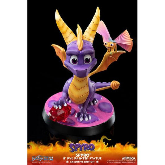 First 4 Figures Spyro The Dragon Spyro Exclusive Edition 8" PVC Statue