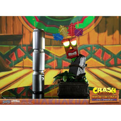 First 4 Figures Crash Bandicoot Mini Aku Aku Mask Exclusive Companion Edition 16" Resin Statue