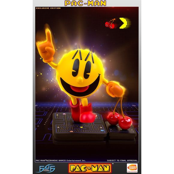 This statue has no edition number, and is a sample in new condition. It stands 17" tall and is the perfect way to commerate this video game legend.