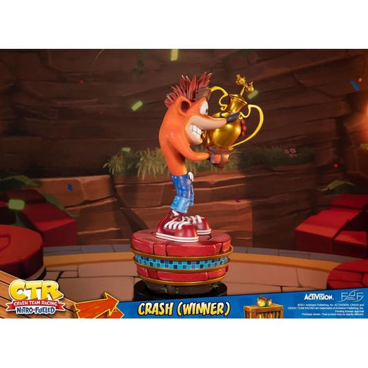 First 4 Figures Crash Bandicoot Team Racing Nitro-Fueled Winner Standard Edition 18" Resin Statue