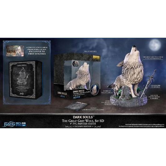First 4 Figures Dark Souls The Great Grey Wolf Sif SD Exclusive Edition PVC Statue