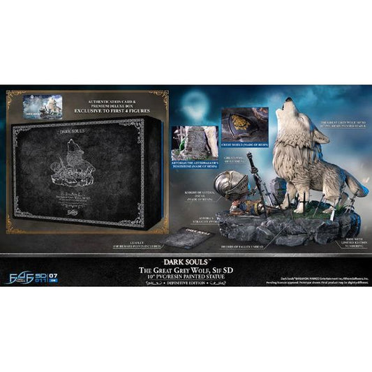 First 4 Figures Dark Souls The Great Grey Wolf Sif SD Definitive Edition PVC Statue