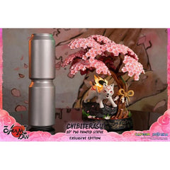 Figura de PVC Chibiterasu de Okami Okamiden, Edición Exclusiva de First 4 Figures, 25 cm