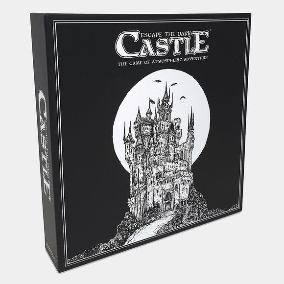 Escape the Dark Castle is a simple, fantasy adventure game for 1-4 players, with a focus on storytelling, atmosphere and player cooperation – perfect for newcomers to tabletop gaming. It takes 2 minutes to set up, lasts around 30 minutes, and no two games are ever the same.
Players take the roles of prisoners and must work together using custom dice and item cards to overcome the castle’s many horrors, traps and challenges - each of which is represented by a large, beautifully illustrated chapter card. As