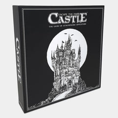 Escape the Dark Castle is a simple, fantasy adventure game for 1-4 players, with a focus on storytelling, atmosphere and player cooperation – perfect for newcomers to tabletop gaming. It takes 2 minutes to set up, lasts around 30 minutes, and no two games are ever the same.
Players take the roles of prisoners and must work together using custom dice and item cards to overcome the castle’s many horrors, traps and challenges - each of which is represented by a large, beautifully illustrated chapter card. As