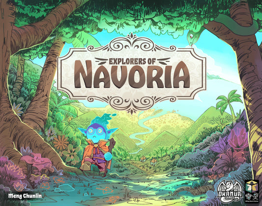 Explorers Of Navoria
In the magical land of Navoria, new and strange continents have emerged from the sea. The council of Navoria has decreed that the new continents must be explored, and you and a handful of other intrepid adventurers have answered the call... the stage is set for the adventure of a lifetime in Explorers of Navoria!
In Explorers of Navoria, you'll take action tokens from the bag and use them to draft Adventure cards into your tableau.
Adventure cards help you explore Navoria, buil