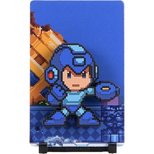 A heroic robot built to fight evil and protect humanity with his Mega Buster arm cannon and copy ability.
The collectible game just got flipped. Welcome to the world of FiGGYZ! These magnetic pixel legends aren’t just for show - they snap, swap, and stand out. From retro vibes to anime icons, FiGGYZ bring your favorite characters to life with reversible metal backdrops, hidden chase editions, and scannable QR codes that unlock more inside the FiGGYZ Verse.