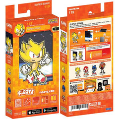 FiGGYZ Pixel Art - Sonic The Hedgehog (Modern): Super Sonic