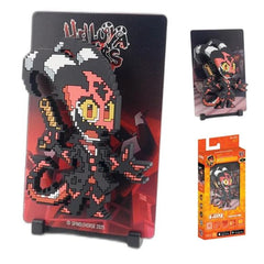 The charismatic, unpredictable boss of I.M.P., always chasing excitement and personal gain.
FiGGYZ are Pop Magnet Collectibles - pixel-art characters that snap magnetically onto display-ready backdrops.
Each one features:
A reversible metal display
Side A: Themed background related to the character
Side B: Classic Background, typically of the franchise
A magnetized figure raised off the surface using MagMounts™ for a 3D pop out feeling
Comes with a display base for shelves and a magnetic sticker for moun