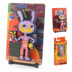 <p><strong>FiGGYZ The Amazing Digital Circus – Jax #275</strong> brings the mischievous purple rabbit from the hit animated series to life in bold pixel-art style. This magnetic collectible features a layered 3D pop-out design with a reversible metal backdrop, display base, and magnetic mounting system for flexible display on shelves, desks, walls, or other magnetic surfaces.</p>
<p>Perfect for fans of The Amazing Digital Circus, animation collectors, and pop culture displays, Jax #275 makes a distinctive
