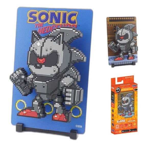<p><strong>FiGGYZ Sonic the Hedgehog – Mecha Sonic #231</strong> brings one of Sonic’s classic robotic rivals to life in bold magnetic pixel-art style. Featuring a layered 3D pop-out design and flexible display options, this collectible is perfect for showcasing on shelves, desks, walls, or other magnetic surfaces.</p>
<p>Ideal for Sonic the Hedgehog fans, SEGA collectors, retro gaming enthusiasts, and pop culture displays, Mecha Sonic #231 adds a distinctive villain to any FiGGYZ collection. Pair it with