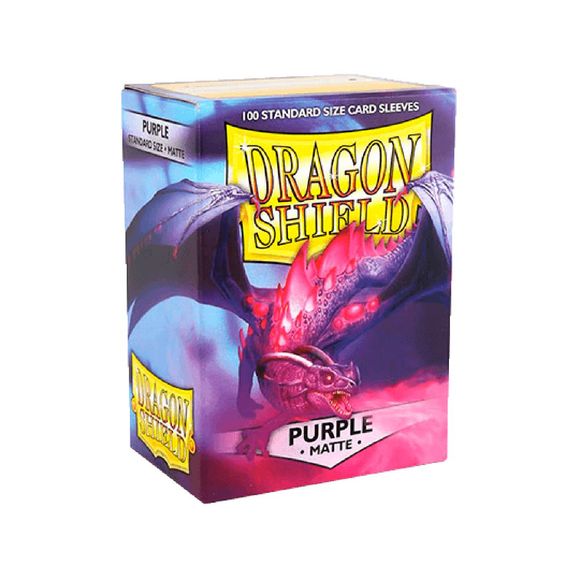 Protect your cards in style with five types of Dragon shield matte sleeves! whether you're participating in a high-caliber tournament or just playing for fun with your friends, you'll want to keep your cards protected from liquids, stains, and chafed edges. Dragon shield matte sleeves come in five distinct colors, and their matte finish allows you to quickly and easily shuffle your deck. Each of these polypropylene sleeves measure 2.64 by 3.58 inches, making them the perfect size to protect your LCG and CCG