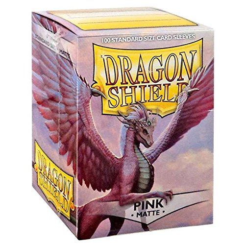 Protect your cards in style with five types of Dragon shield matte sleeves! whether you're participating in a high-caliber tournament or just playing for fun with your friends, you'll want to keep your cards protected from liquids, stains, and chafed edges. Dragon shield matte sleeves come in five distinct colors, and their matte finish allows you to quickly and easily shuffle your deck. Each of these polypropylene sleeves measure 2.64 by 3.58 inches, making them the perfect size to protect your LCG and CCG