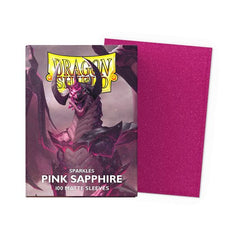 Dragon Shield Matte Rosa Zafiro Brillante 100 Protectores