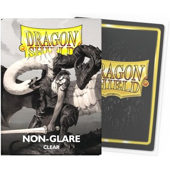 The surface of the Non-Glare Matte Clear sleeves looks great on camera while also shielding tired eyes from bright, reflective lights. Non-Glare Matte sleeves are a tactile delight. They have a textured backing for a great hand feel and buttery smooth shuffle feel. Experience the popular feel of Dragon Shield Mattes! Standard size card sleeves for cards sized measuring up to 63x88 mm's (2½"x3½"). Great for TCGs like MTG, Pokémon, Lorcana & Flesh and Blood!