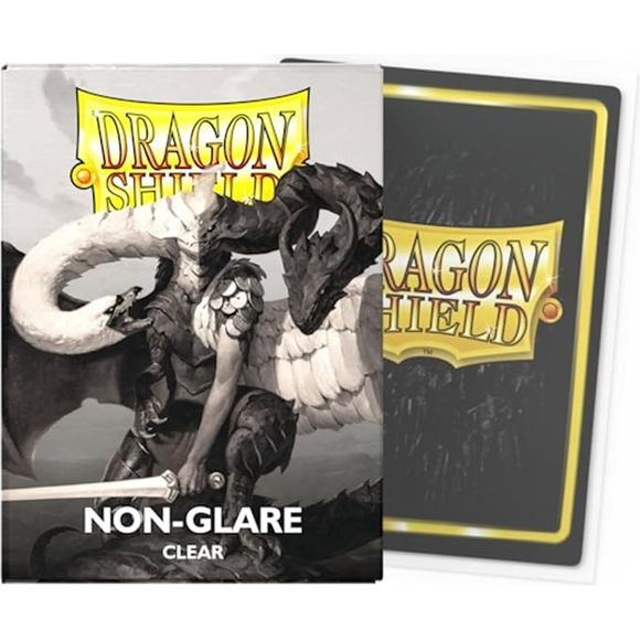 Dragon Shield Dual Matte Non-Glare Clear (100ct) Protective Sleeves | Galactic Toys & Collectibles