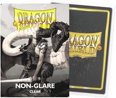 The surface of the Non-Glare Matte Clear sleeves looks great on camera while also shielding tired eyes from bright, reflective lights. Non-Glare Matte sleeves are a tactile delight. They have a textured backing for a great hand feel and buttery smooth shuffle feel. Experience the popular feel of Dragon Shield Mattes! Standard size card sleeves for cards sized measuring up to 63x88 mm's (2½"x3½"). Great for TCGs like MTG, Pokémon, Lorcana & Flesh and Blood!