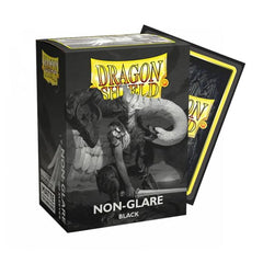 The fully opaque Non-Glare Matte Black sleeves feature a surface that looks great on camera while also shielding tired eyes from reflective lights. Non-Glare Matte sleeves are a tactile delight — they have a textured backing for a great hand feel and buttery smooth shuffle feel. Experience the popular feel of Dragon Shield Mattes! Standard size card sleeves for cards sized measuring up to 63x88 mm's (2½"x3½"). Great for TCGs like MTG, Pokémon, Lorcana & Flesh and Blood!
