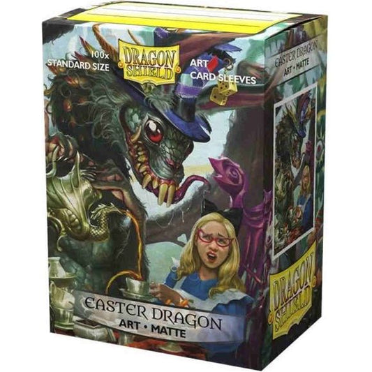 Dragon Shield art sleeves are printed directly on a Dragon Shield sleeve. No layers. No splitting. Only beautiful artwork and a long-lasting protection. Designed to protect your gaming cards against the wear and tear of play use. Dragon Shield are tough polypropylene sleeves made to fit both casual and competitive play.



Dragon Shield Art Sleeves are printed directly on the sleeve and do not peel or split. Matte Art sleeves combine the textured Matte back with stunning artwork while maintaining superi