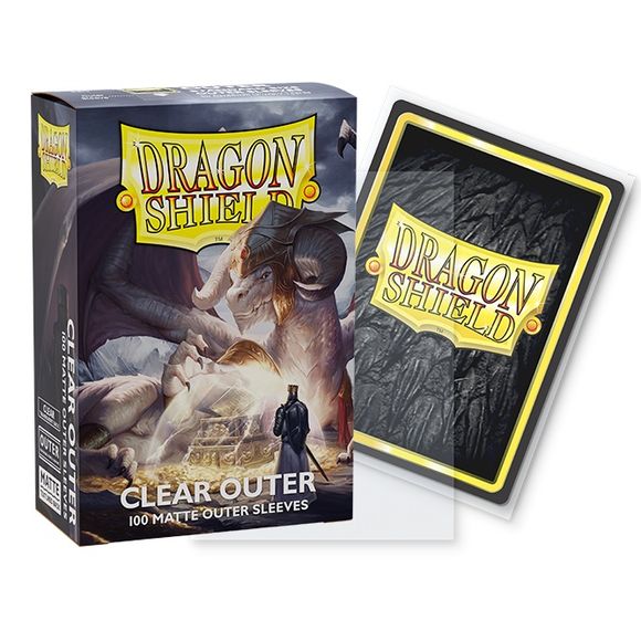 Fits over standard size cards 63x88mm sleeved in regular Dragon Shield sleeves. The matte textured back ensures an incredible shuffle feel. These sleeves are used as outer sleeves when double-sleeving, triple-sleeving or oversleeving. 100pcs.
