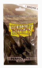 Featuring some of the finest in gaming accessories, Arcane Tinmen and Dragon Shield products are top-notch in terms of quality and durability. We understand that your collectible cards are valuable to you and we further understand the need to protect them. With Dragon Shield products, you can rest assured that you are receiving the best protection your cards can get. Perfect Fit sleeves are available as Clear with 100% transparency, and as Smoke with one clear side and a semi-translucent back, designed to m