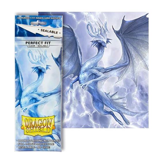 Dragon Shield Perfect Fit Sealable Clear (100) Galactic Toys