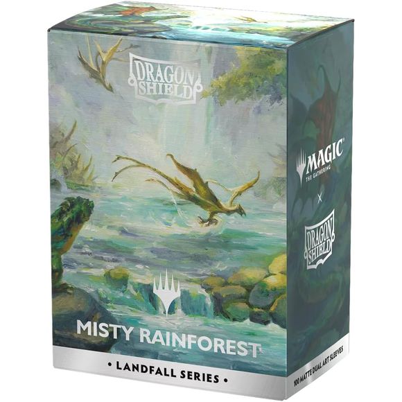 The fetch lands are among the most iconic Magic: The Gathering cards ever made.
Now, as part of the Landfall Series, you can get the jaw-dropping showcase version of Scalding Tarn - with dragons! - as Dragon Shield Matte Dual Art Sleeves.
The Landfall Series celebrates lands, the gorgeous vistas that serve as the very foundation of Magic: The Gathering. Without lands, no powerful spells would be cast and mighty creatures could not be summoned.
The Landfall Series lets you draw the power to protect your card