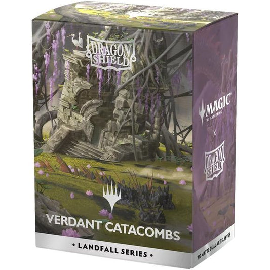 The fetch lands are among the most iconic Magic: The Gathering cards ever made.
Now, as part of the Landfall Series, you can get the jaw-dropping showcase version of Scalding Tarn - with dragons! - as Dragon Shield Matte Dual Art Sleeves.
The Landfall Series celebrates lands, the gorgeous vistas that serve as the very foundation of Magic: The Gathering. Without lands, no powerful spells would be cast and mighty creatures could not be summoned.
The Landfall Series lets you draw the power to protect your card
